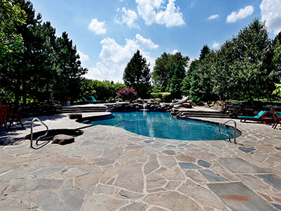 Stone Pool Coping, Newnan, GA